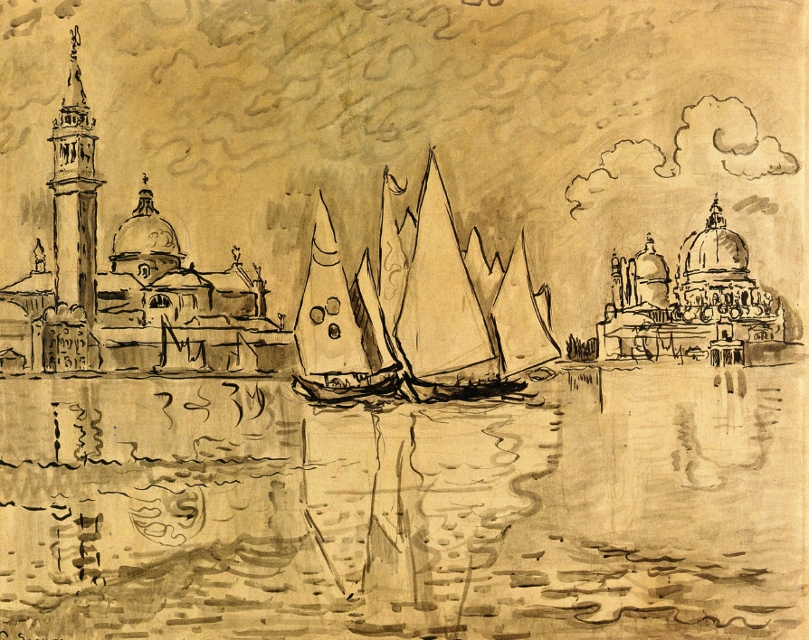Study for Venice, Morning (1908) Paul Signac tablo - Dekolata