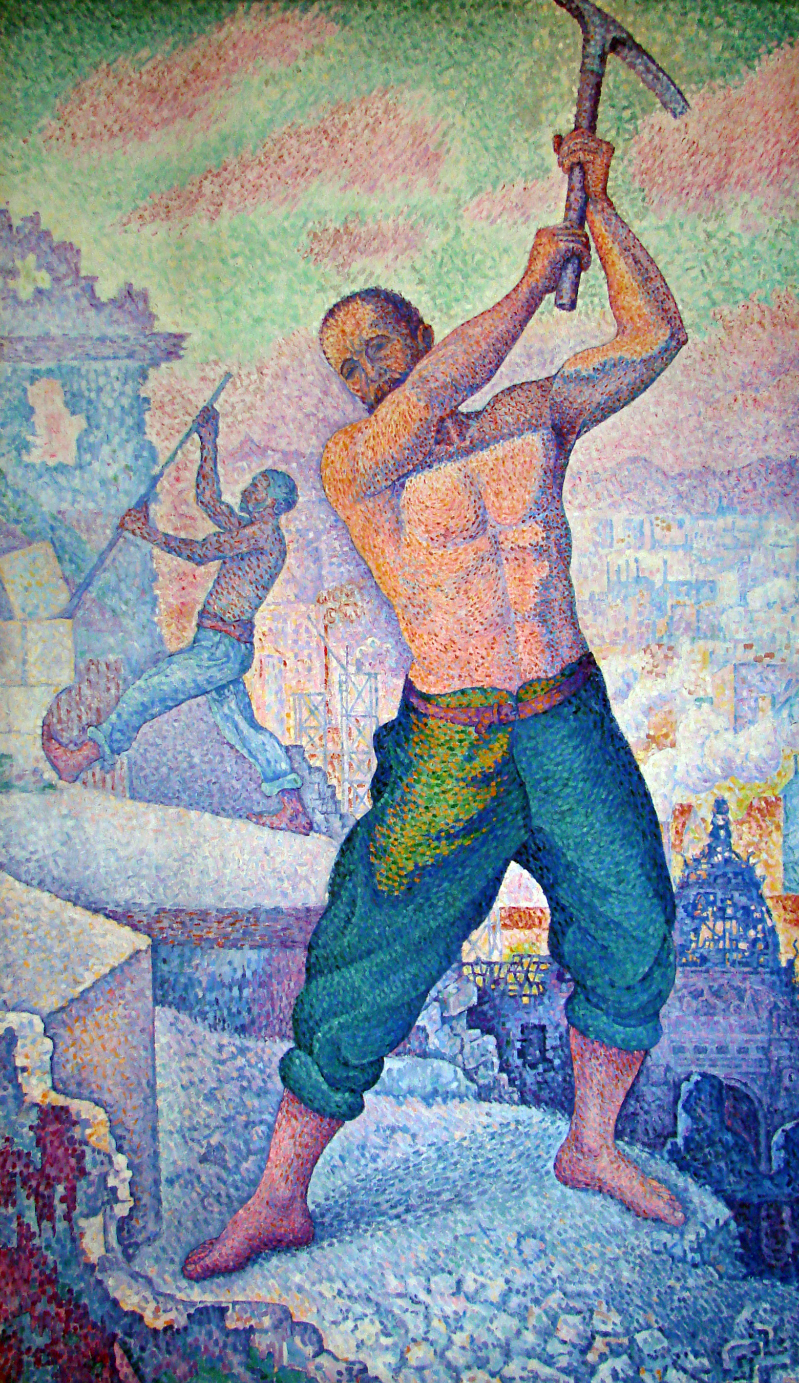 The Demolisher (1896) Paul Signac tablo - Dekolata