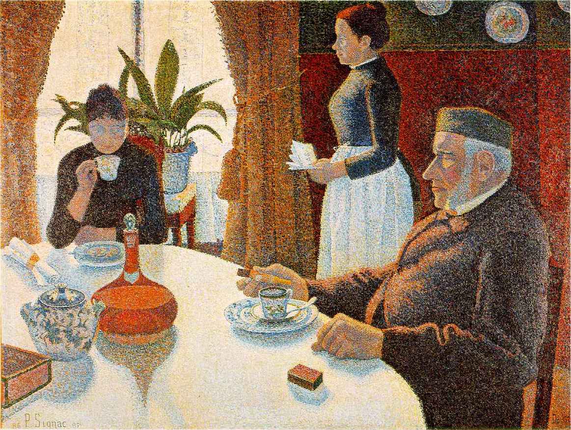 The Dining Room (1886) Paul Signac tablo - Dekolata