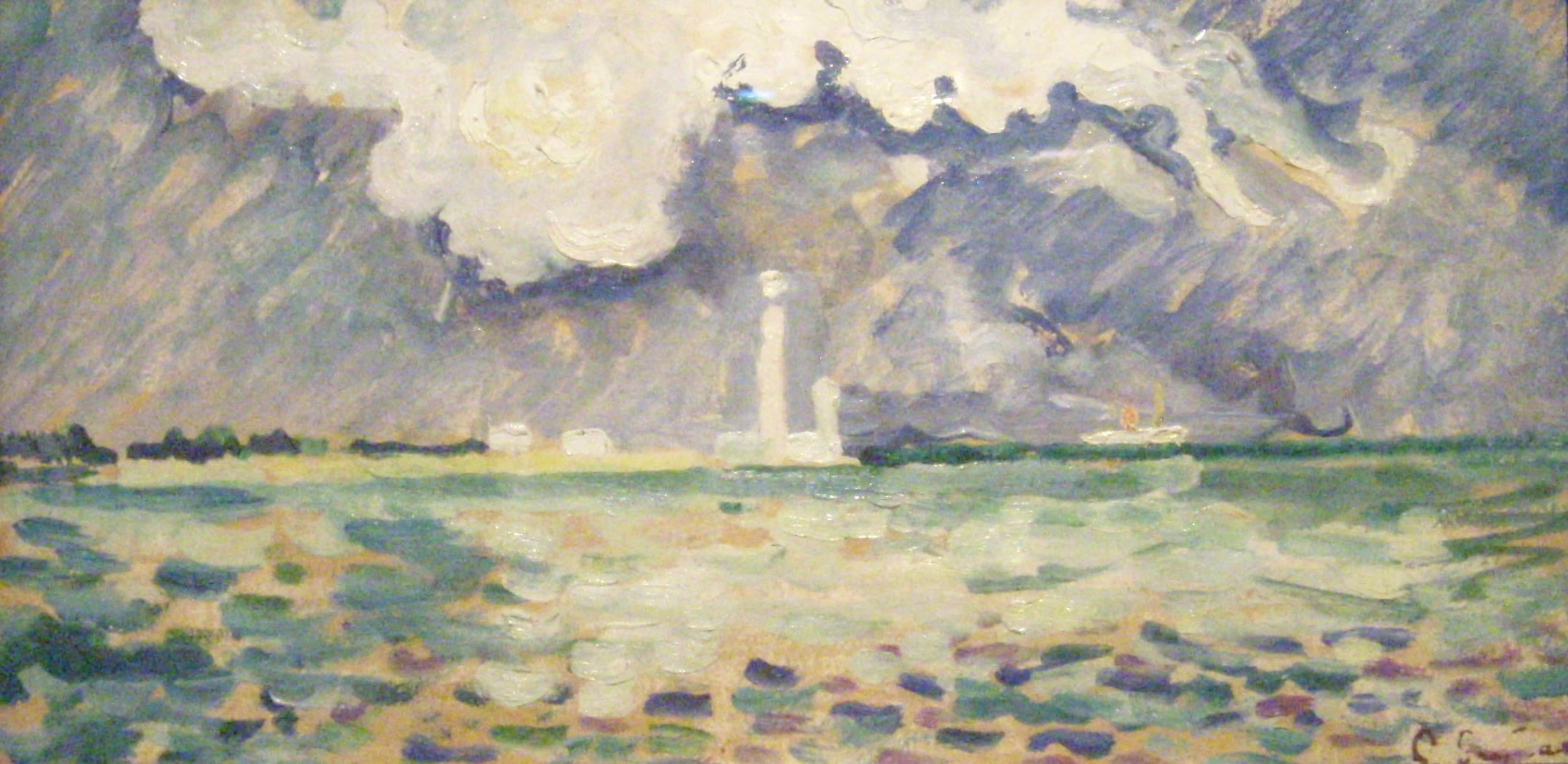 The Lighthouse of Gatteville – Paul Signac Tablo