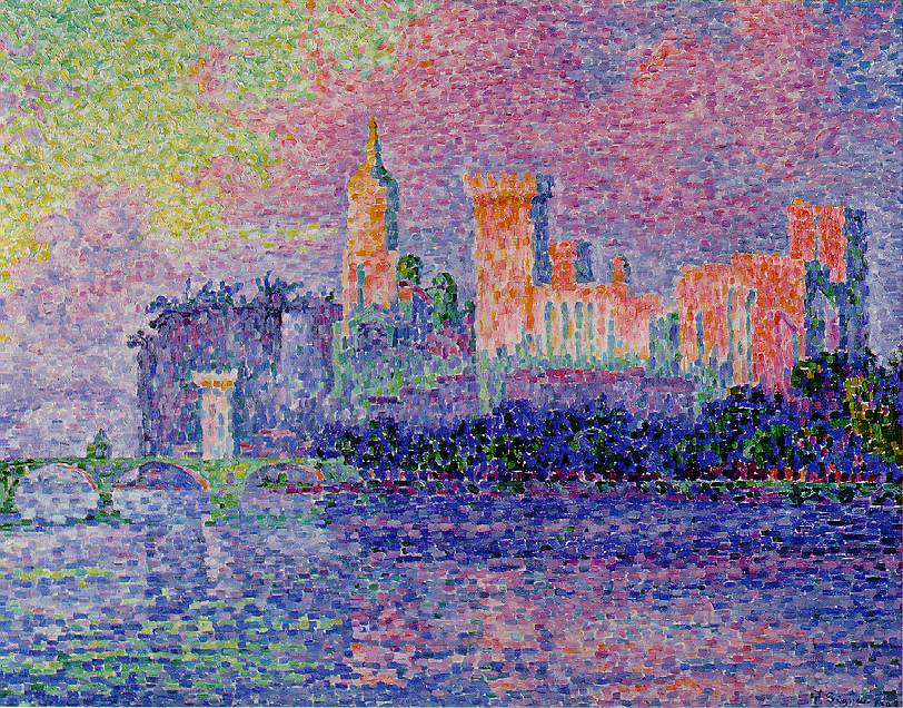 The Papal Palace, Avignon (1900) – Paul Signac Tablo
