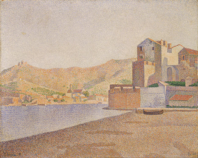 The Town Beach, Collioure (1887) – Paul Signac Tablo