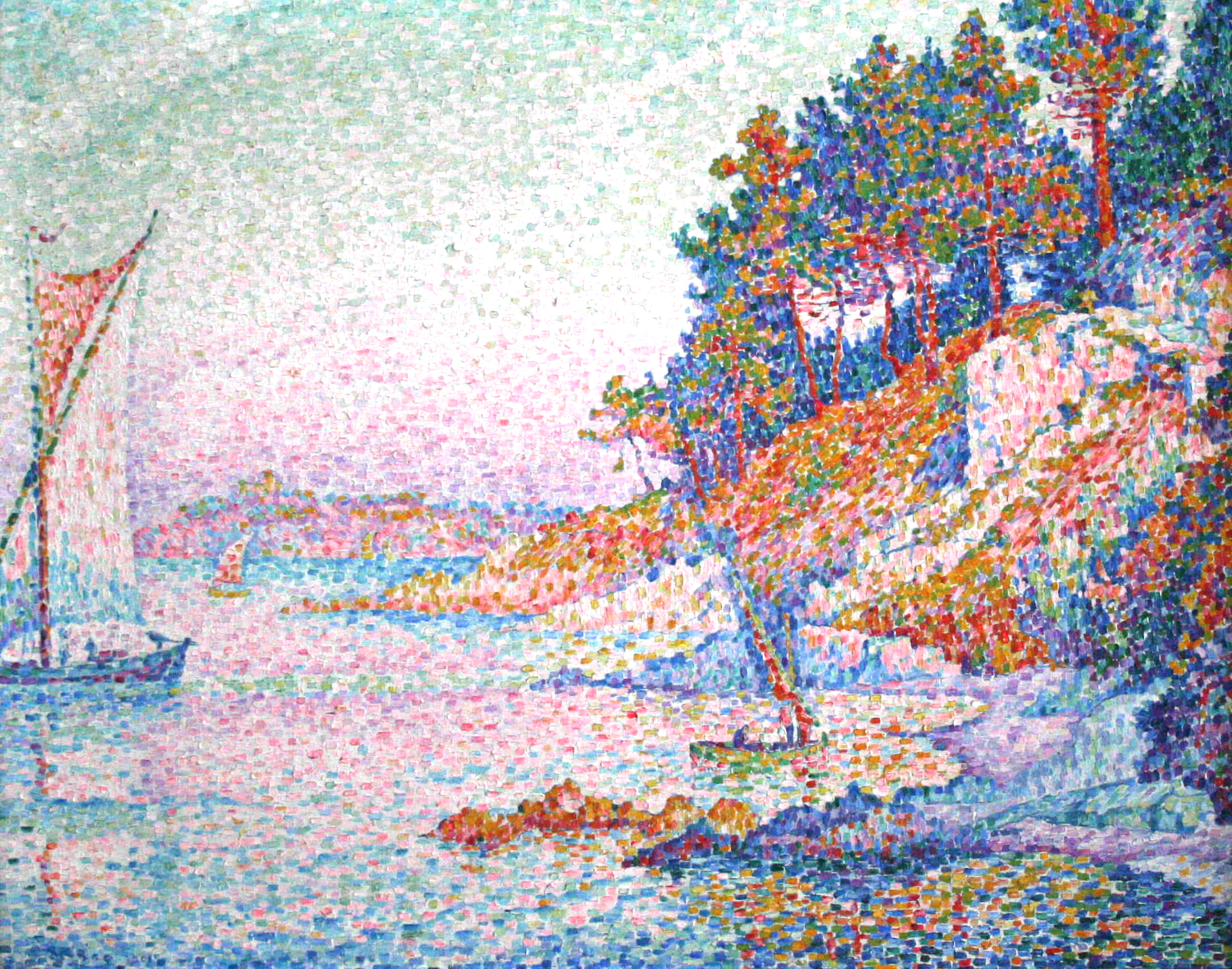 The bay (1906) Paul Signac tablo - Dekolata