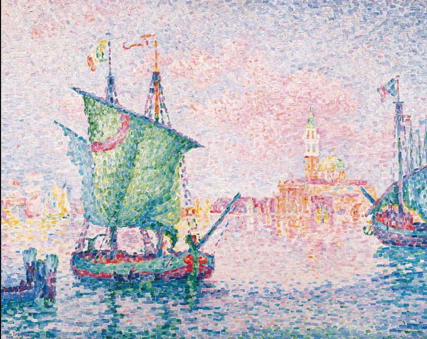 Venice, The Pink Cloud (1909) Paul Signac tablo - Dekolata