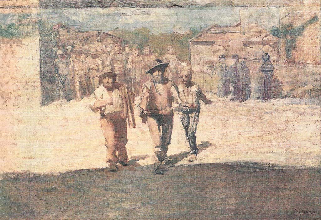 Ambassadors of hunger (1892) Giuseppe Pellizza da Volpedo tablo - Dekolata