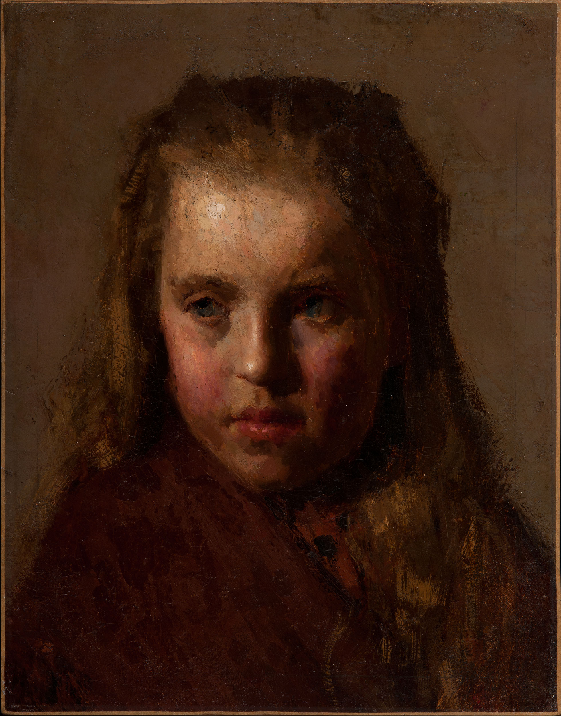 Head of a little girl (1887) Giuseppe Pellizza da Volpedo tablo - Dekolata