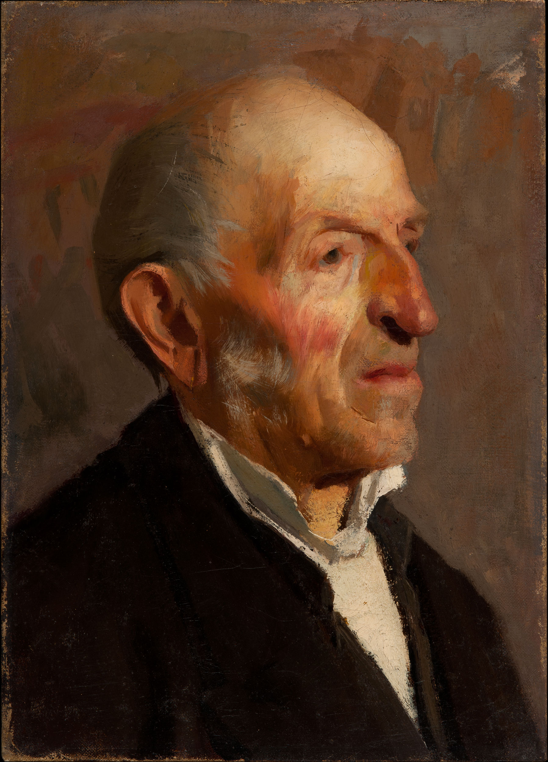 Head of an old man (1890) Giuseppe Pellizza da Volpedo tablo - Dekolata