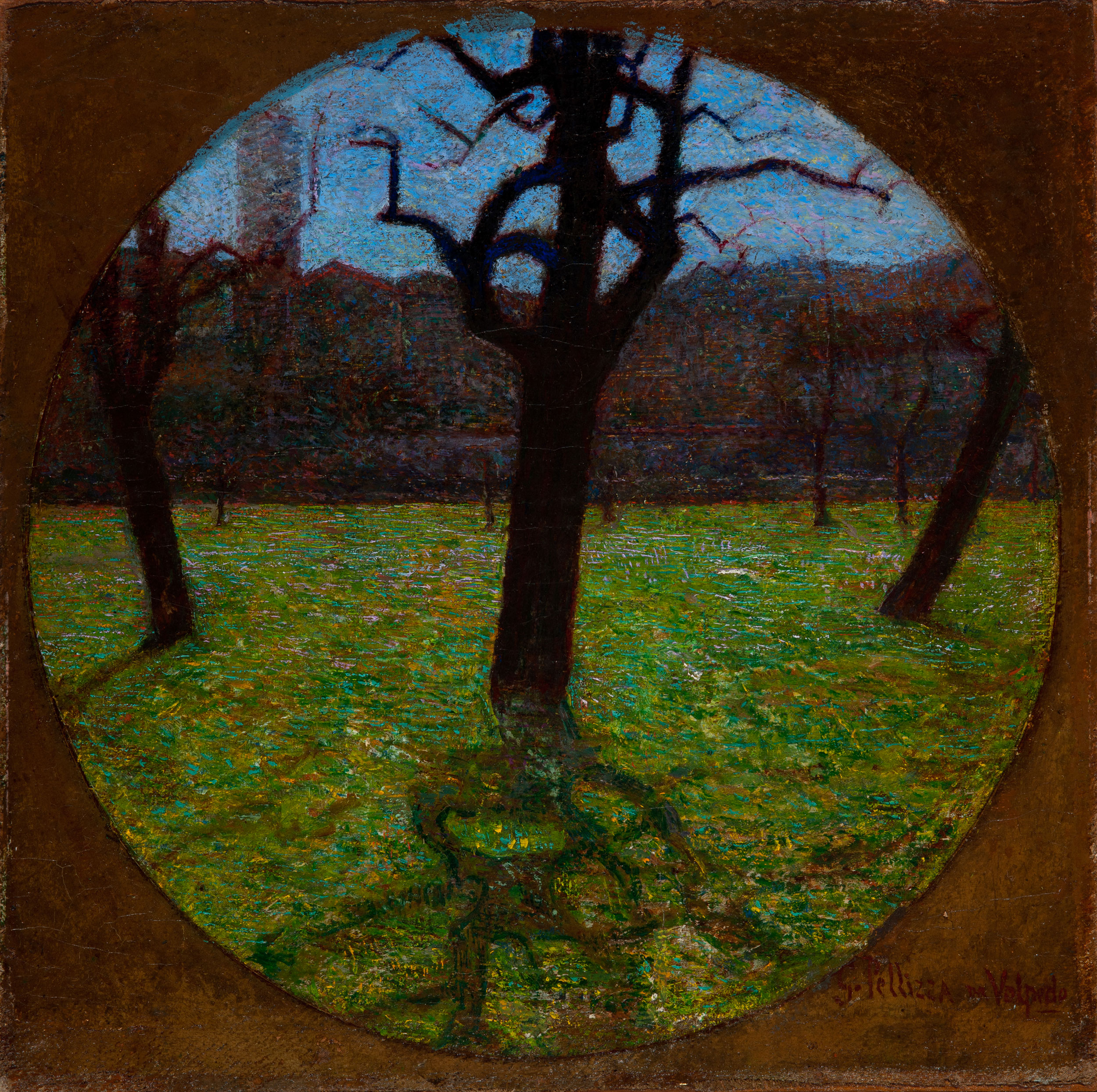 Idyll. The tree of Life (1896) Giuseppe Pellizza da Volpedo tablo - Dekolata