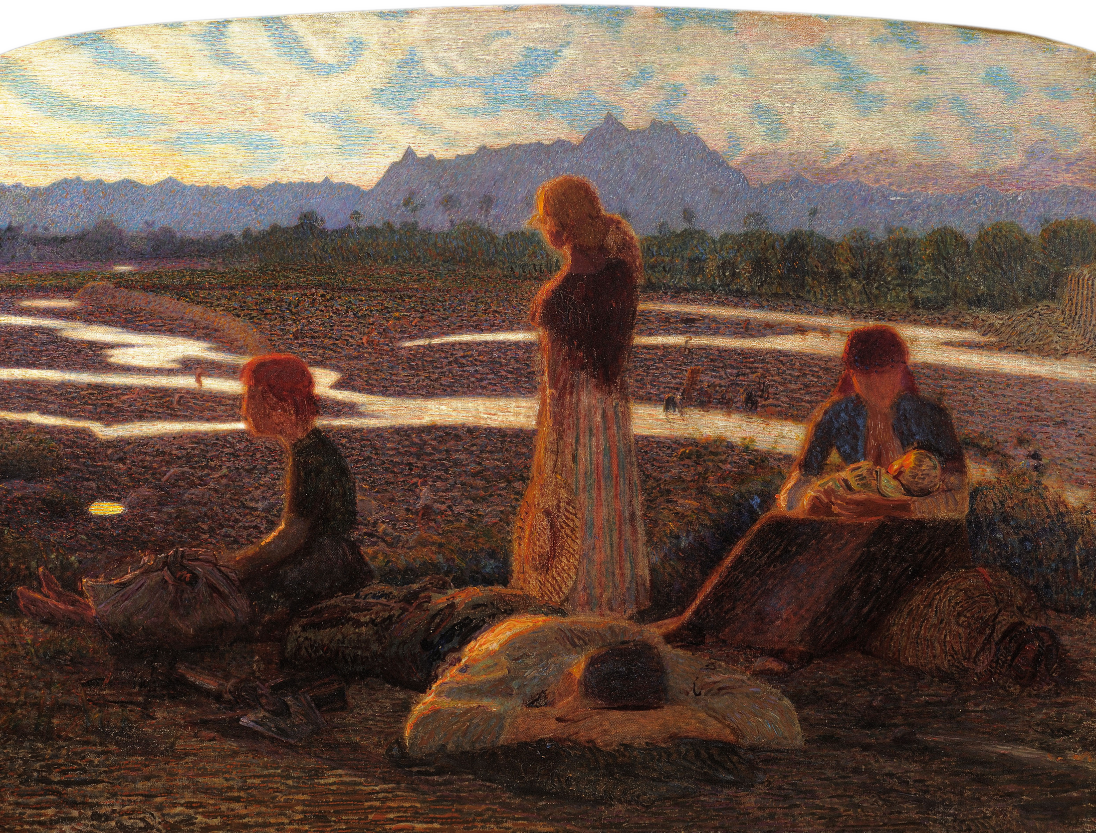 Looks tired (1906) Giuseppe Pellizza da Volpedo tablo - Dekolata