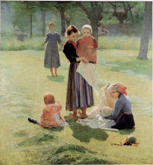 Mommy (1892) – Giuseppe Pellizza da Volpedo Tablo
