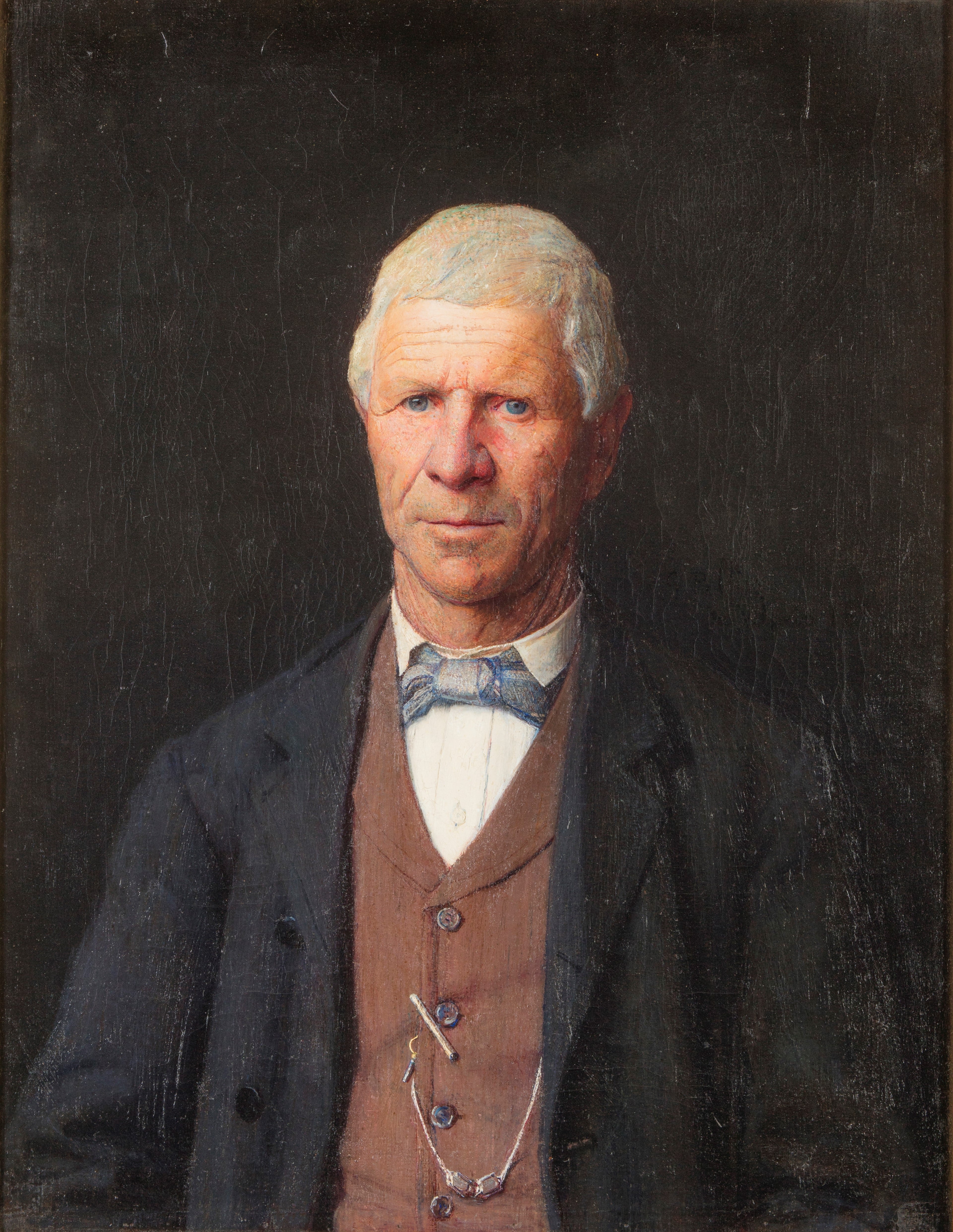 Portrait of a landowner (1893) Giuseppe Pellizza da Volpedo tablo - Dekolata