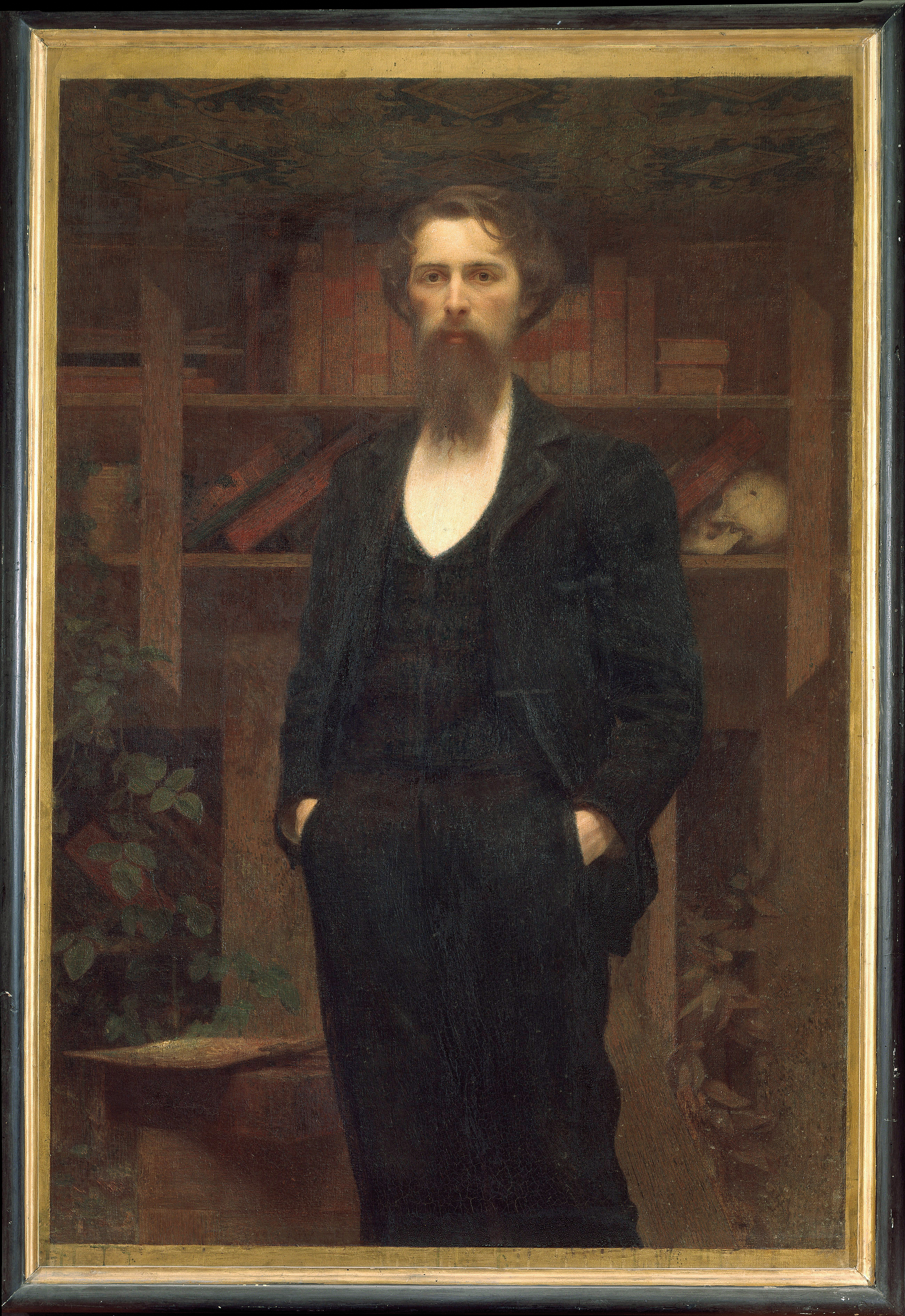 Self portrait (1899) Giuseppe Pellizza da Volpedo tablo - Dekolata