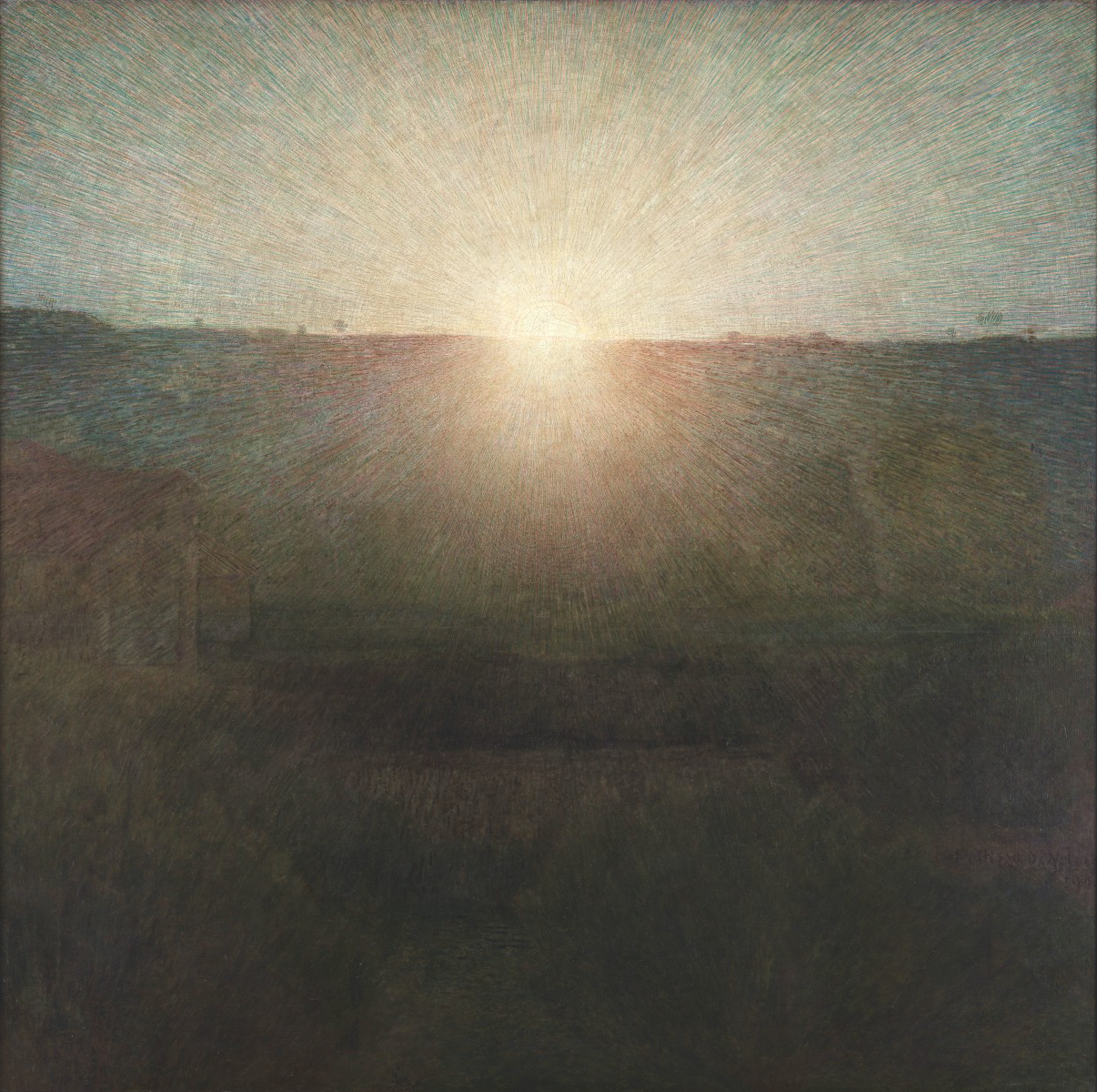 The sun (1903) Giuseppe Pellizza da Volpedo tablo - Dekolata