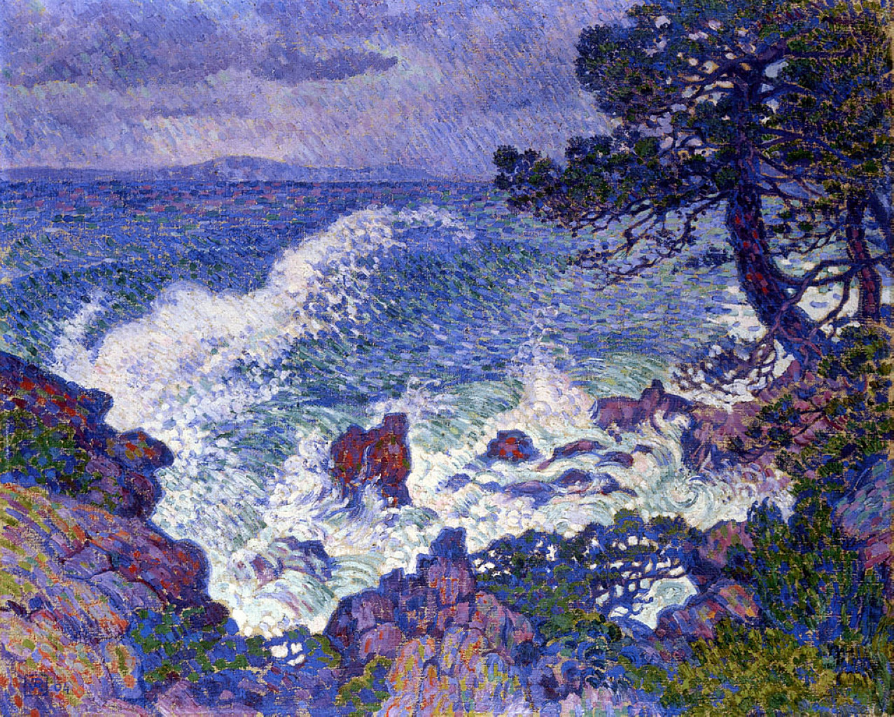 East Wind (1904) Théo van Rysselberghe tablo - Dekolata