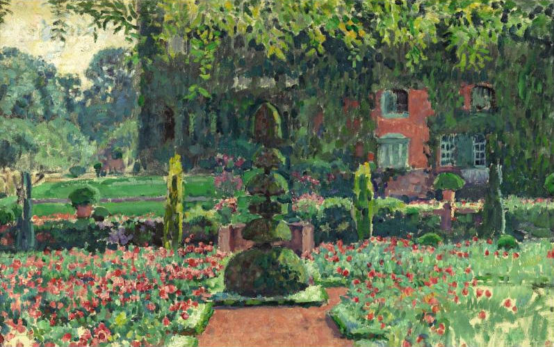 Garden in summer (1924) – Théo van Rysselberghe Tablo