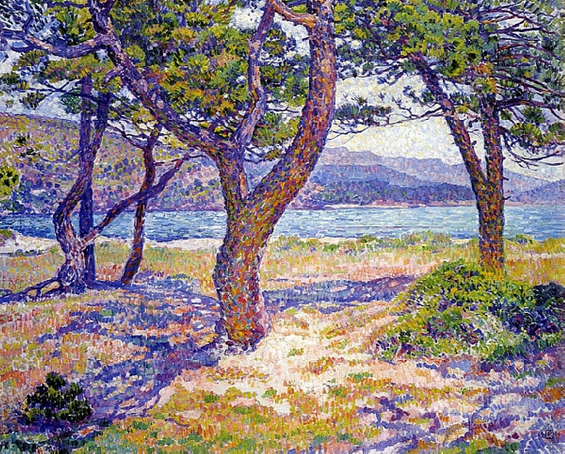 Il Mediterraneo Presso le Lavandou Théo van Rysselberghe tablo - Dekolata