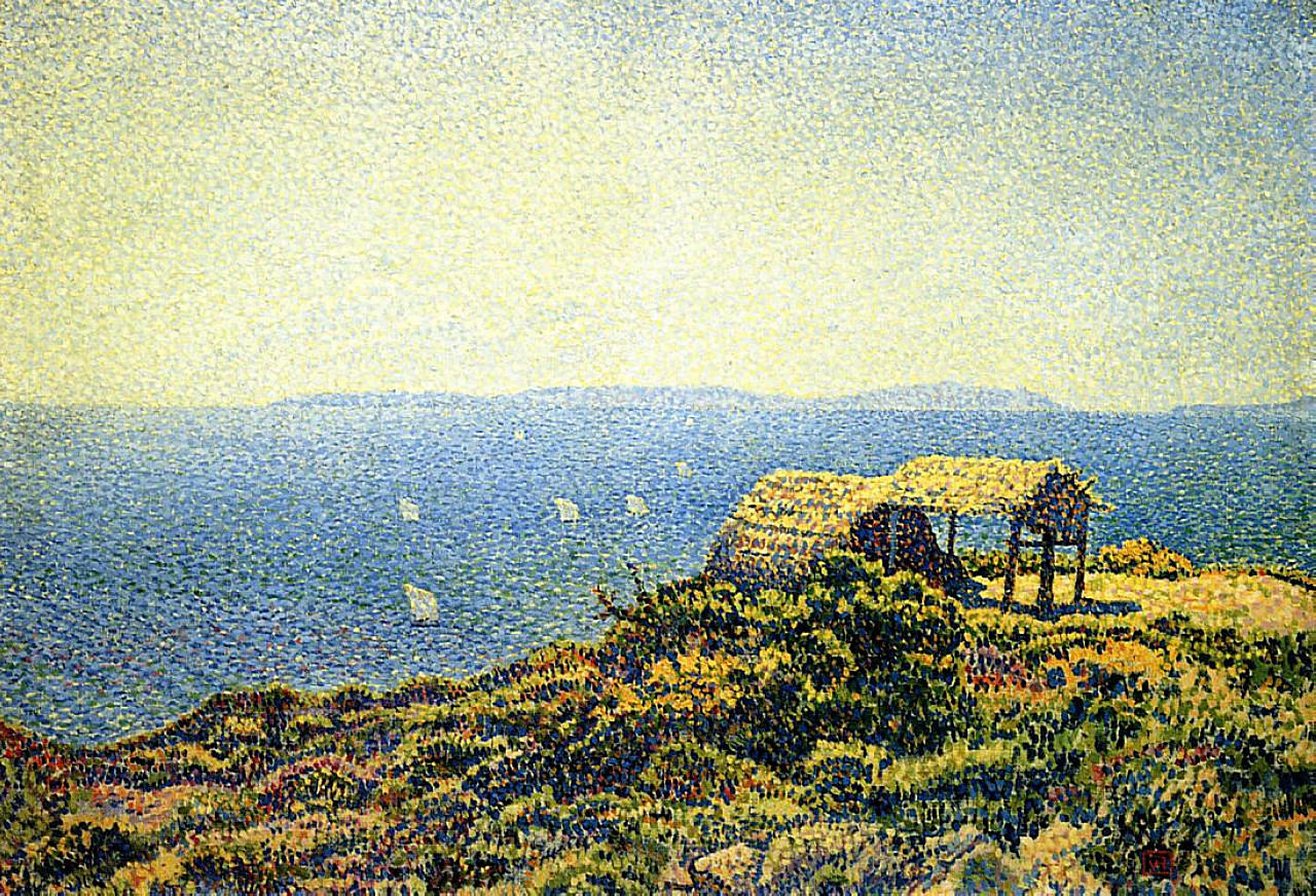 Levant isle (1892) Théo van Rysselberghe tablo - Dekolata