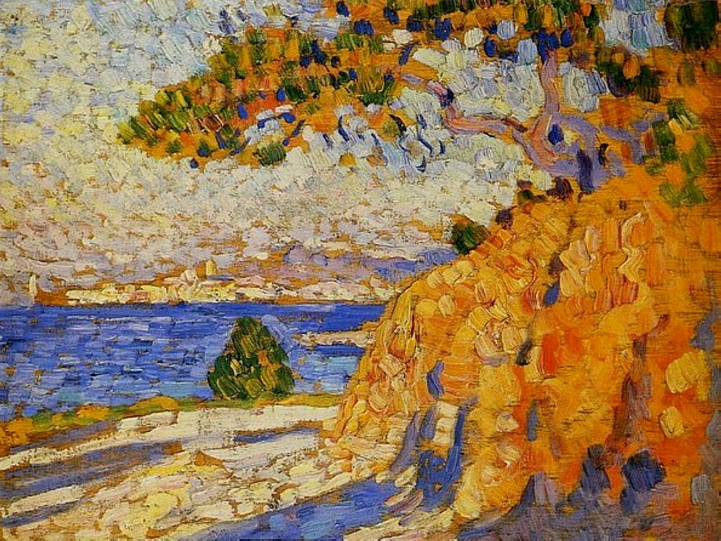 Midi Landscape (1910) – Théo van Rysselberghe Tablo