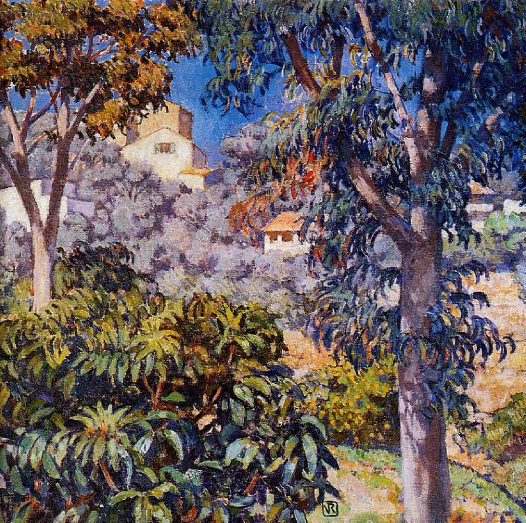 Noon Landscape (1921) Théo van Rysselberghe tablo - Dekolata