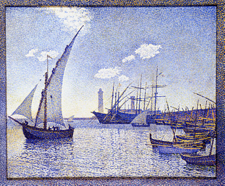 Port de Cette Théo van Rysselberghe tablo - Dekolata
