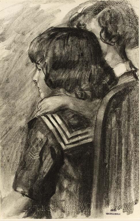 Portrait of Children (1897) – Théo van Rysselberghe Tablo