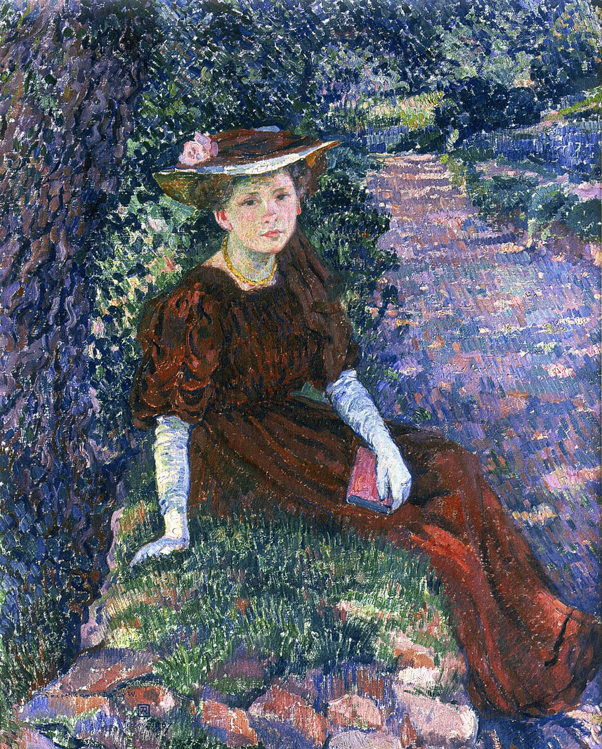Portrait of Daisy Weber (1907) Théo van Rysselberghe tablo - Dekolata