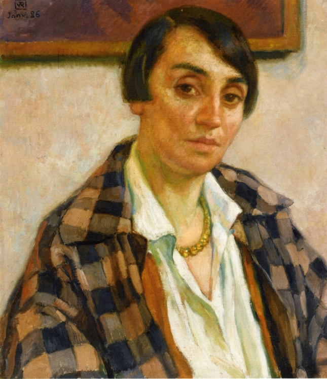 Portrait of Elizabeth van Rysselberghe (1926) Théo van Rysselberghe tablo - Dekolata