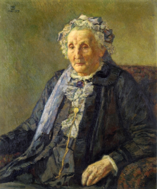 Portrait of Madame Monnon (1919) Théo van Rysselberghe tablo - Dekolata