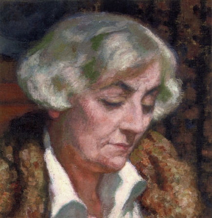Portrait of Maria van Rysselberghe – Théo van Rysselberghe Tablo