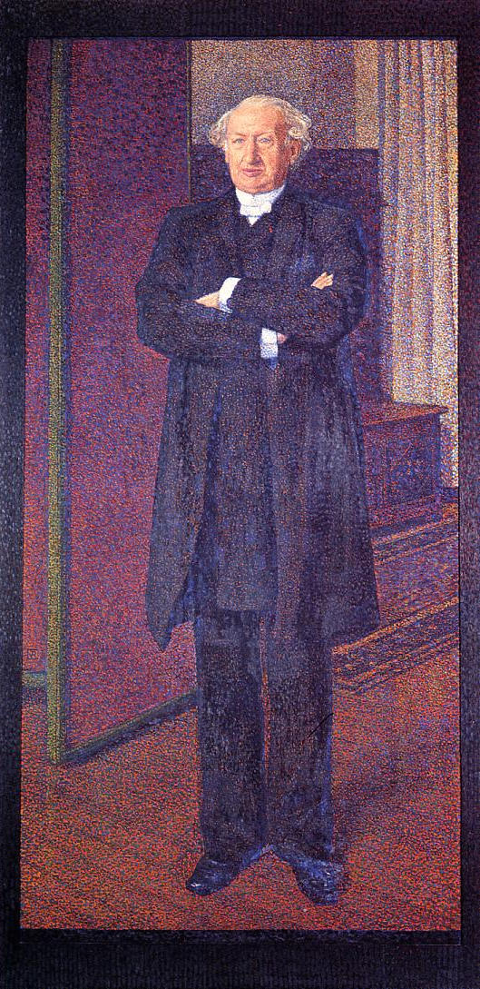 Portrait of Michel van Mos (1892) Théo van Rysselberghe tablo - Dekolata