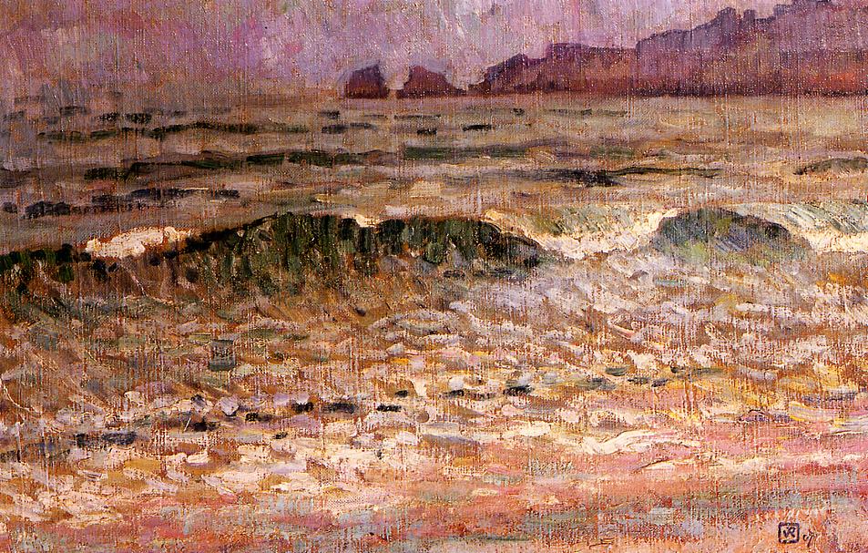 Rain Jersey (1907) Théo van Rysselberghe tablo - Dekolata