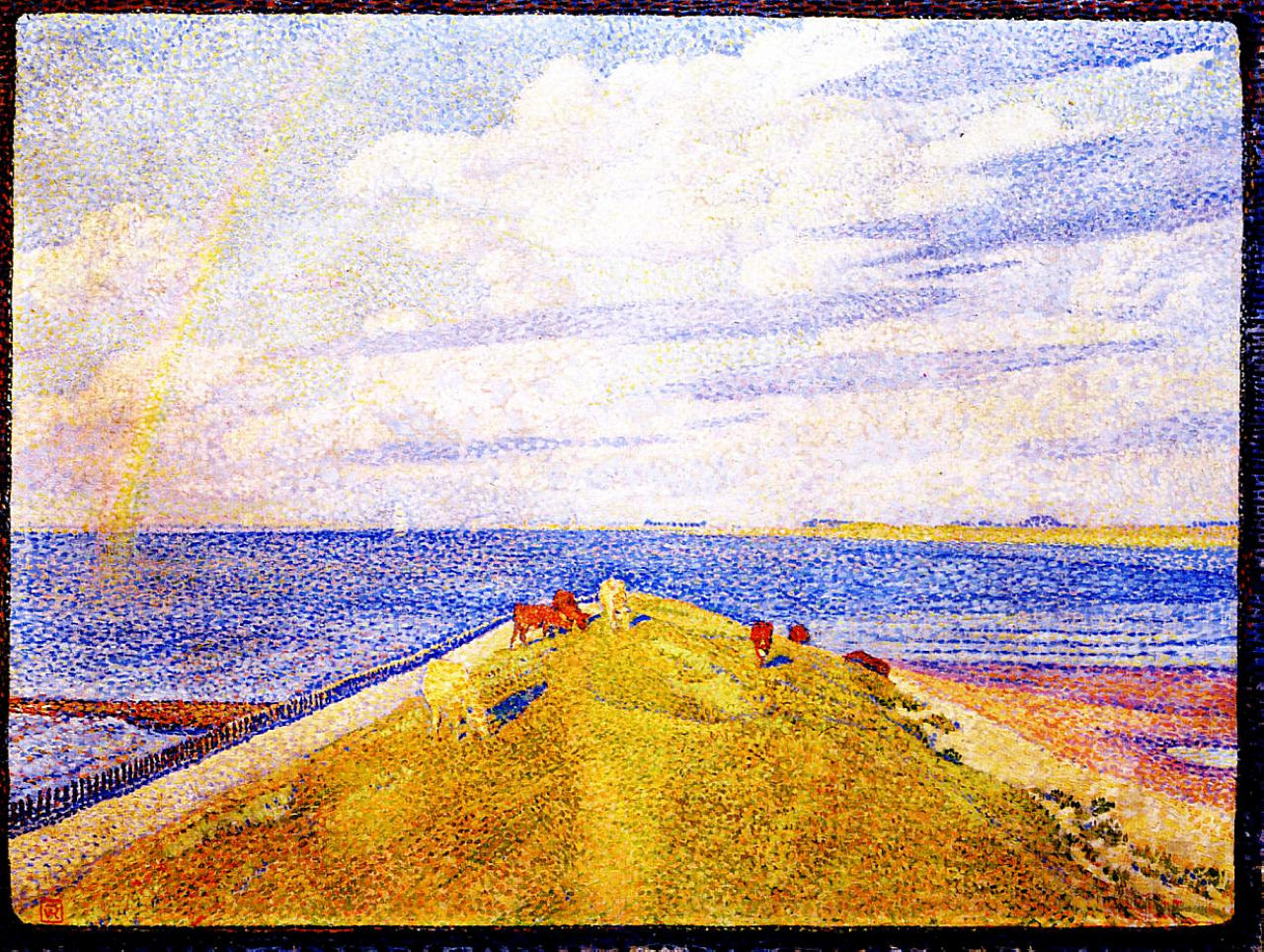 Rainbow (1892) – Théo van Rysselberghe Tablo