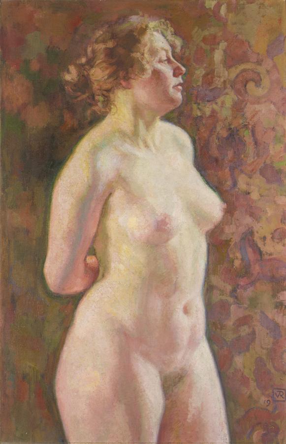 Standing Nude (1919) Théo van Rysselberghe tablo - Dekolata