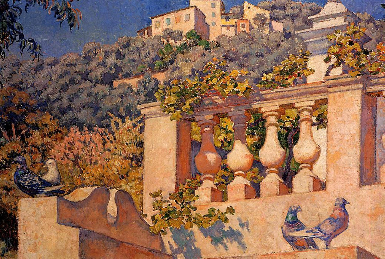The Balustrade (1921) Théo van Rysselberghe tablo - Dekolata