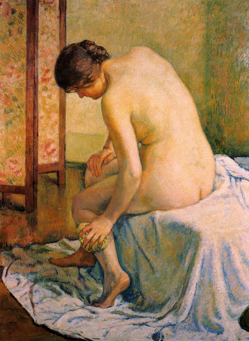 The Bather Théo van Rysselberghe tablo - Dekolata