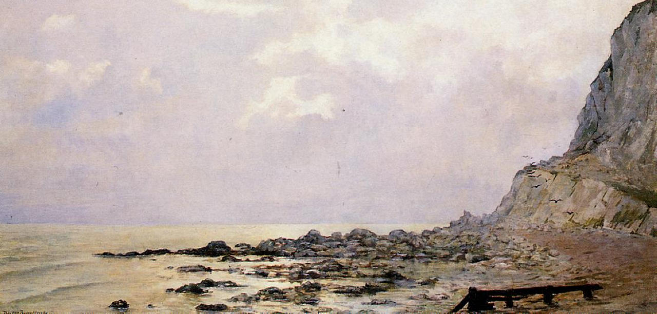 The Cliffs of Dover (1881) – Théo van Rysselberghe Tablo