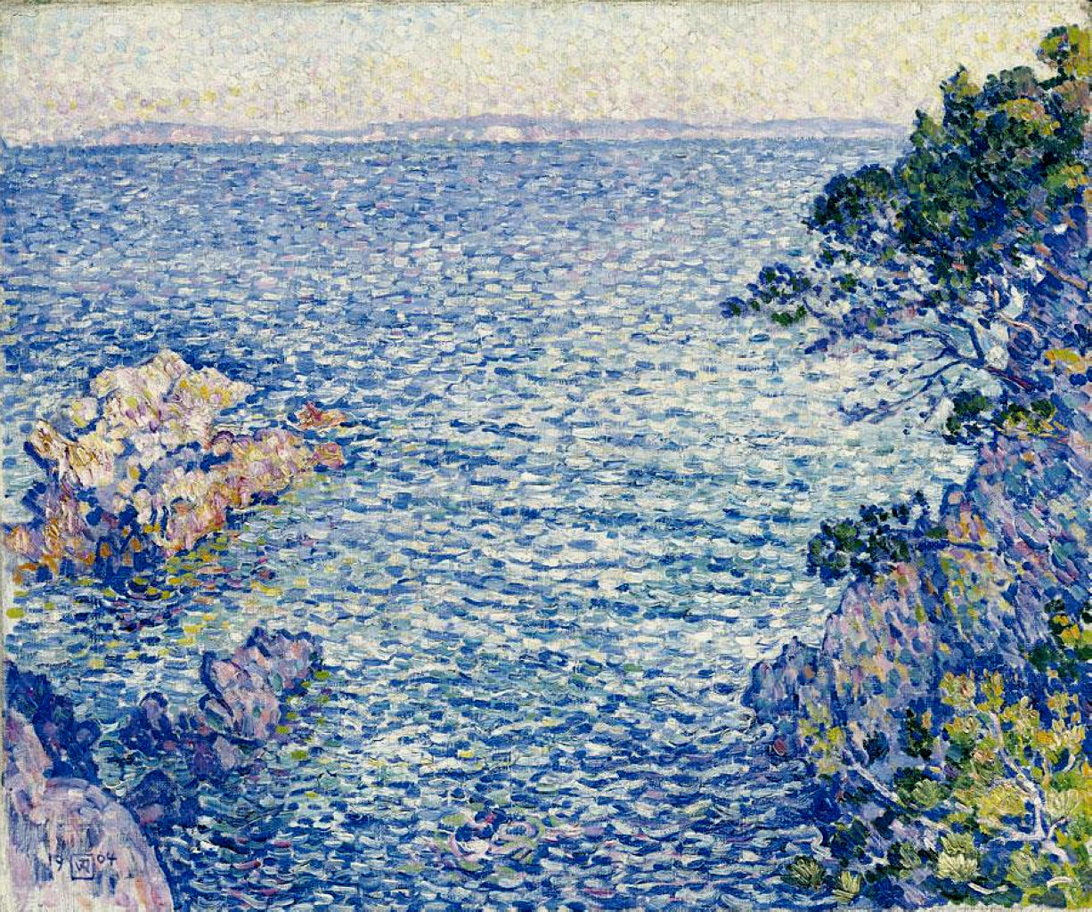 The Point of Rossignol (1904) – Théo van Rysselberghe Tablo