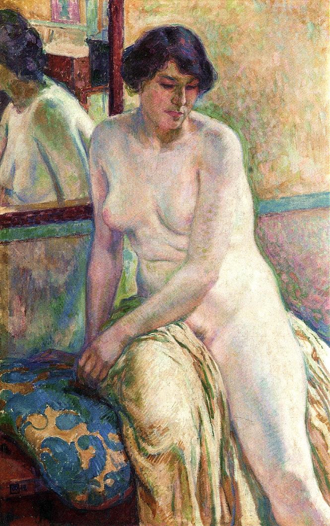 Venetian Woman (Marcella) (1912) – Théo van Rysselberghe Tablo