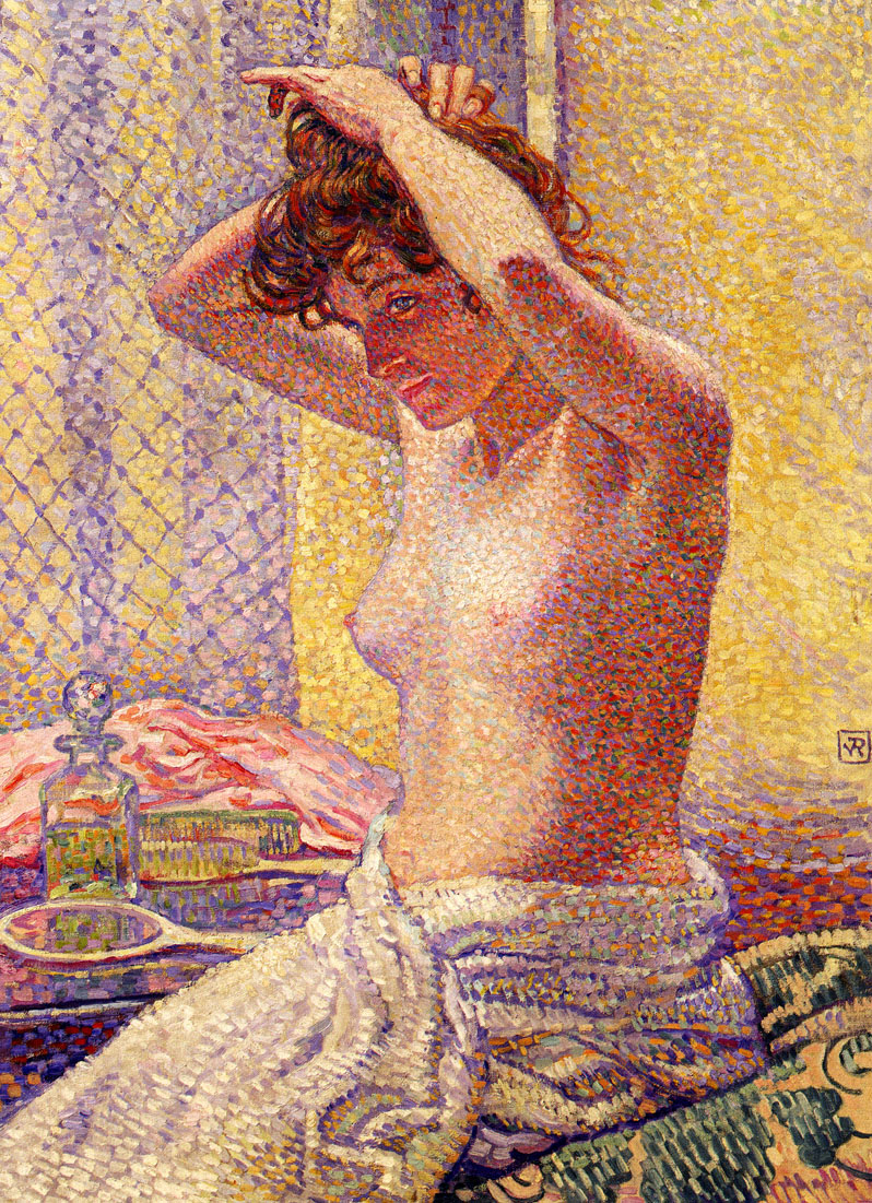 Woman at Her Toilette (1905) Théo van Rysselberghe tablo - Dekolata