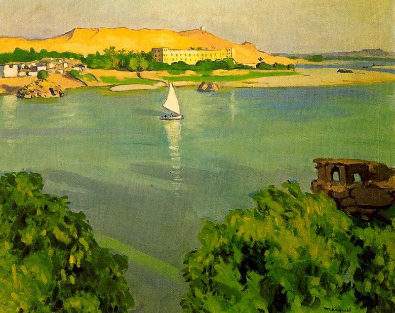 Assouan, Morning Albert Marquet tablo - Dekolata