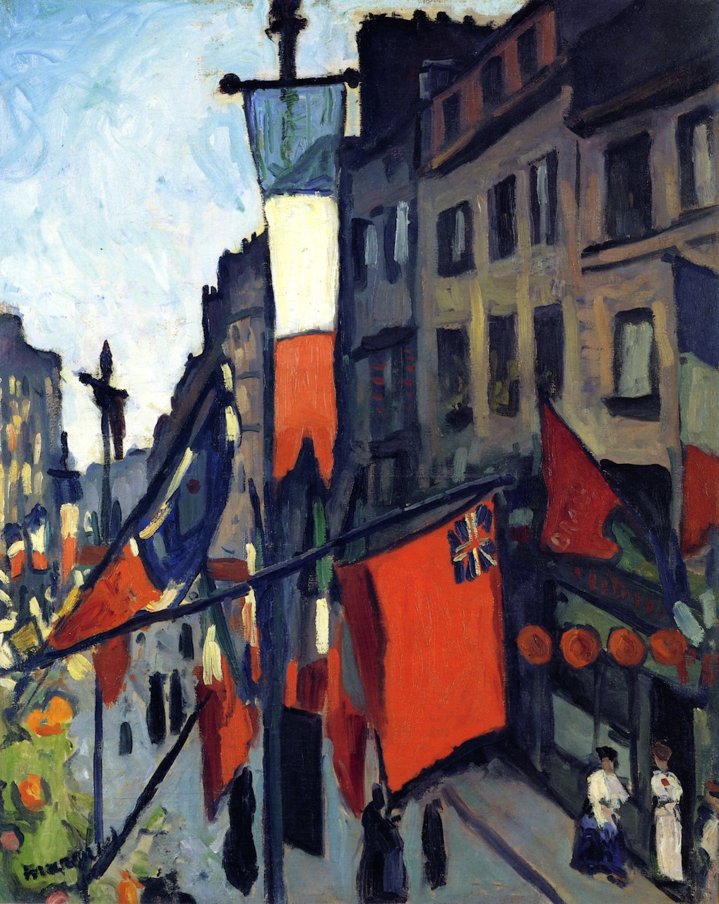 July 14th at Havre (1906) Albert Marquet tablo - Dekolata