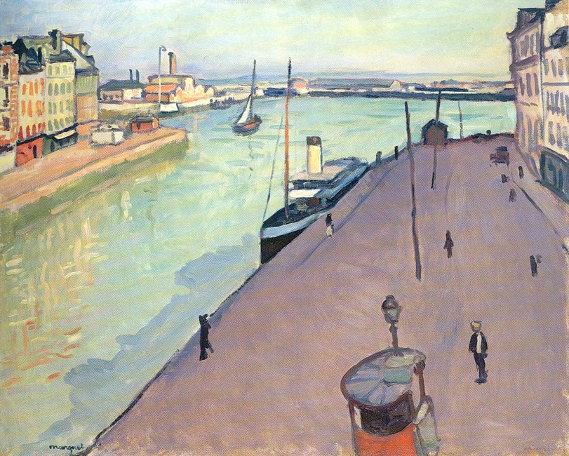 Le Havre (1911) Albert Marquet tablo - Dekolata
