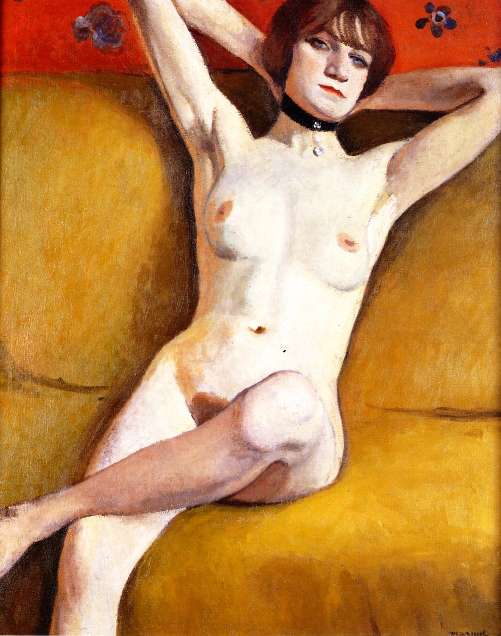Nude on a Divan (1912) Albert Marquet tablo - Dekolata