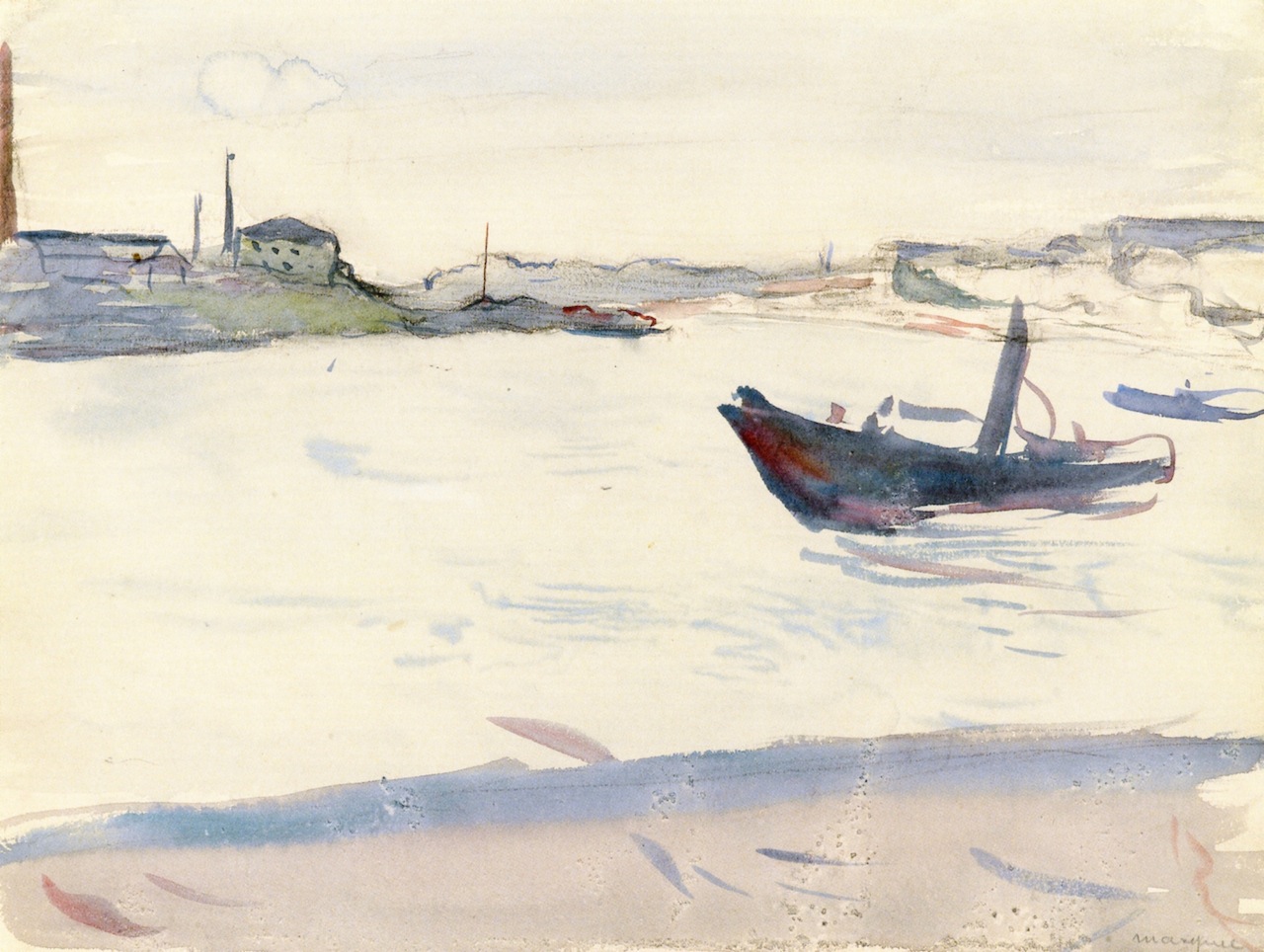 Outskirts of Paris (1905) Albert Marquet tablo - Dekolata