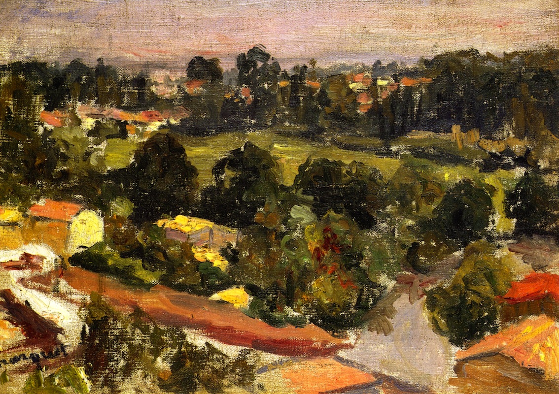 Parisian Suburb (1897) – Albert Marquet Tablo