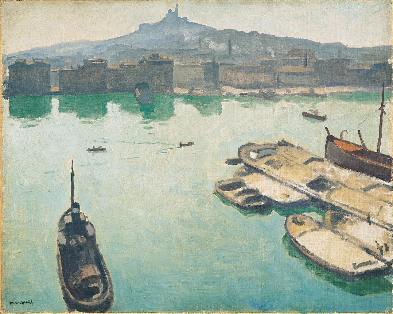 Port of Marseilles (1916) Albert Marquet tablo - Dekolata