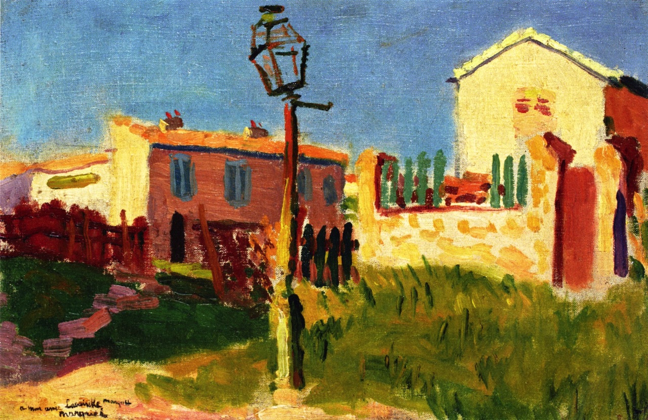 Street Lamp, Arcueil (1899) Albert Marquet tablo - Dekolata
