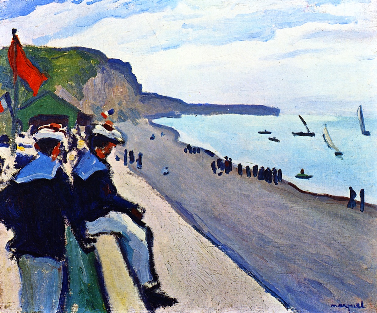 The Beach at Fécamp (1906) – Albert Marquet Tablo