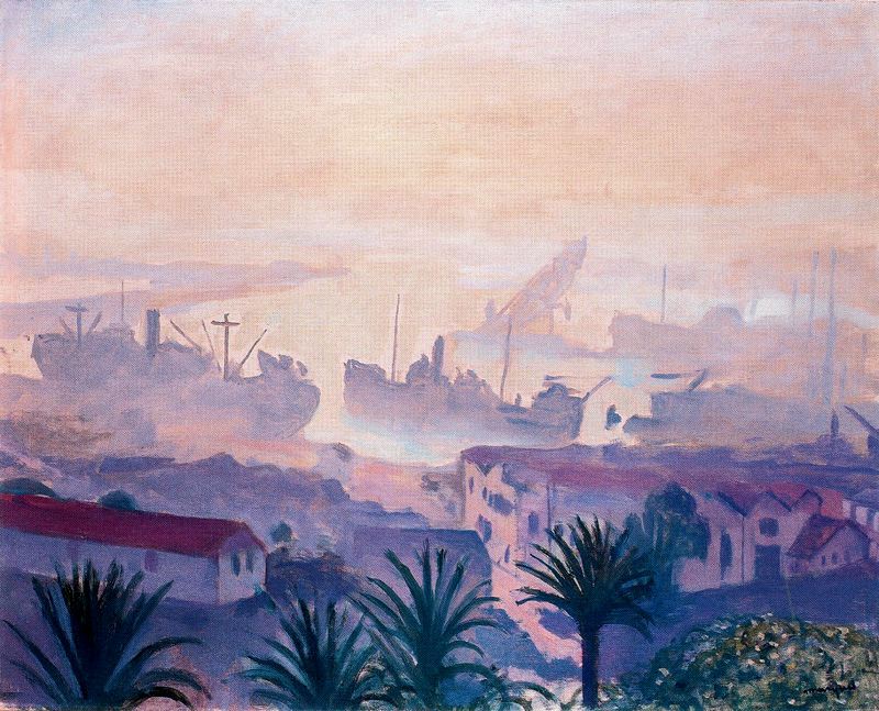 The Port of Algiers with Haze (1943) – Albert Marquet Tablo