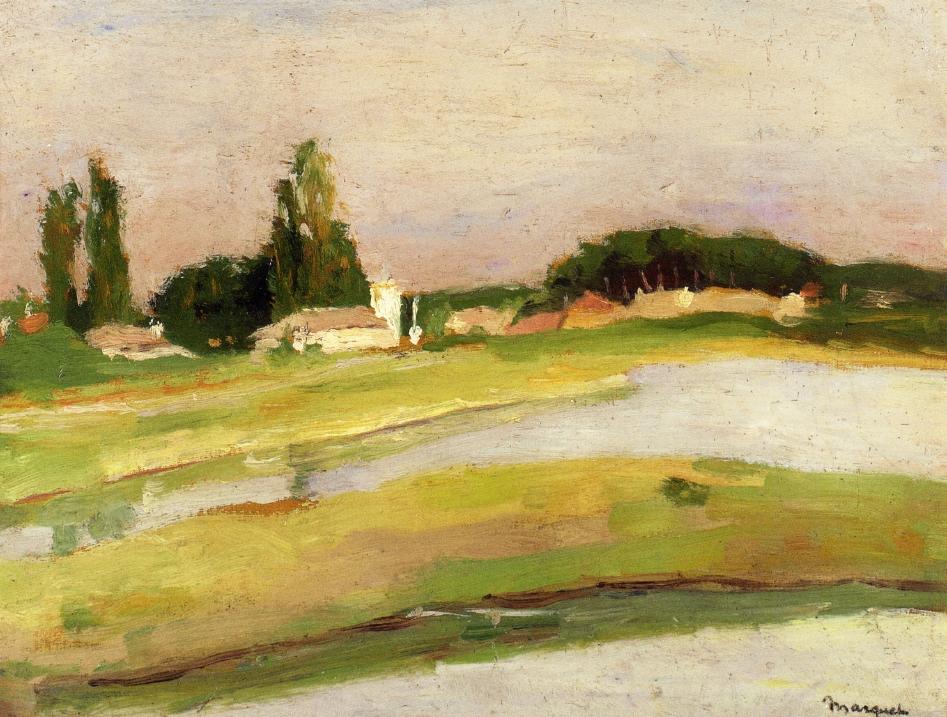 The Village of Vosges (1893) Albert Marquet tablo - Dekolata